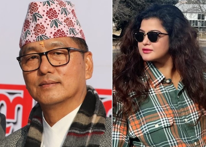 Rekha Thapa and Rajendra Lingden